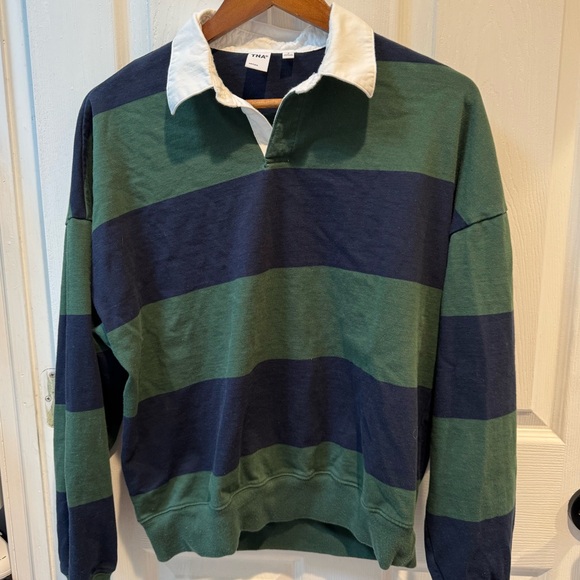 Aritzia Lomu Polo Longsleeve - Picture 4 of 5